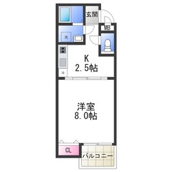 Feliz北助松の物件間取画像